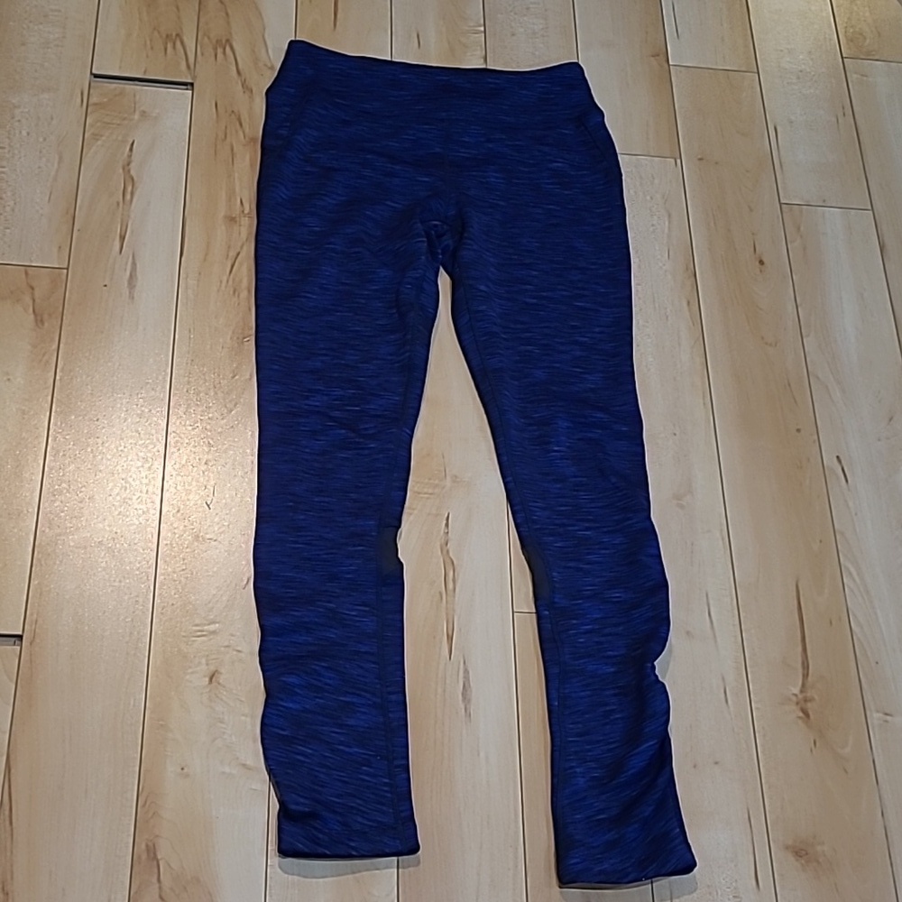 Mondetta women's size small blue fleece lined leggings
